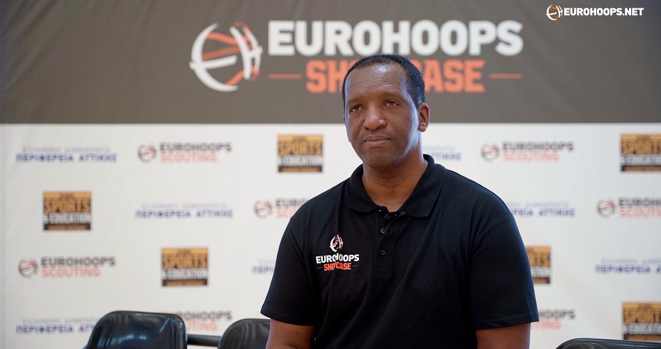 Describing his contribution to the Eurohoops Showcase, David Rivers feels proud of mentoring the young upstarts displaying their talents in Eurohoops Dome